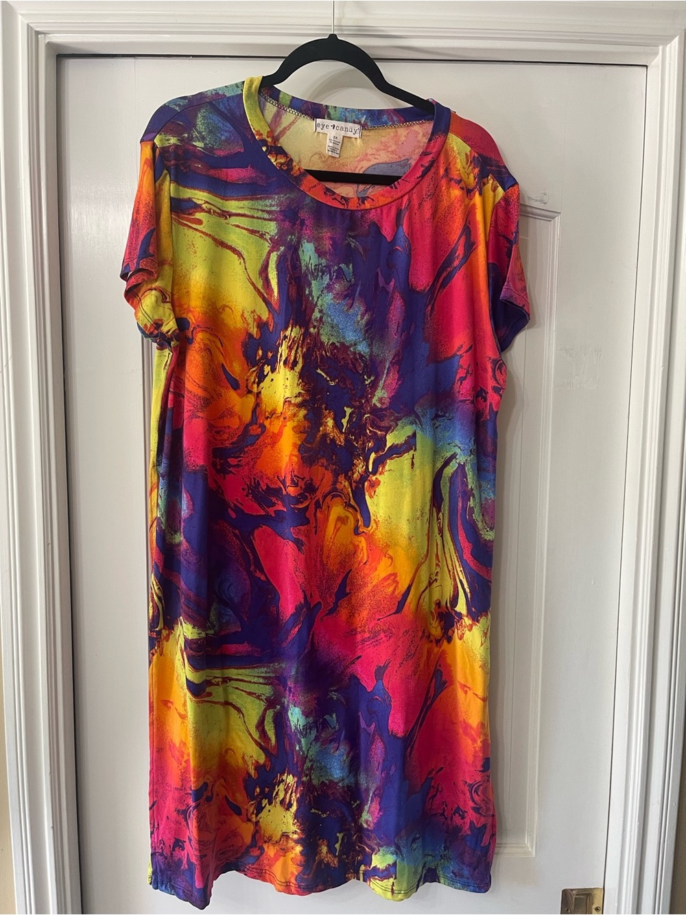 eye candy Multicolor Swirl Print Dress